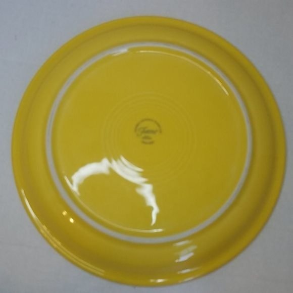 Fiestaware Plate Fiesta Dinner Dish Daffodil Yellow CERAMIC - Picture 2 of 6